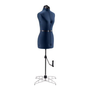 Plus Size Adjustable Dress Form Mannequin - X-Large, With Wheel Stand, For Sewing, Draping & Display