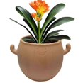 thumbnail image 1 of Ceramic Plant Pot Home Decoration Smiling Face Planter, 1 of 4