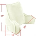 thumbnail image 6 of Home Soft Things DO-IT-YOURSELF Super Soft Bedrest Pillow w/ Arms - 20x18x17" - Ivory, 6 of 8