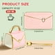 thumbnail image 2 of Set de tazas de café Zubebe Elegant en forma de bolso de mano de cerámica rosa, 2 of 6