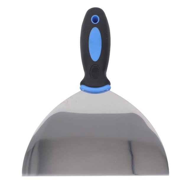 2PCS Putty Applying Tools Stainless Steel Spatula Set for Repairing Drywall, Wallpaper Removing, with Comfortable Handle and Hole for Hanging