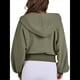 thumbnail image 5 of Sudaderas con Capucha y Cremallera para Mujer, Sudaderas , Casuales, Cómodas y Bonitas, Chaquetas con Cremallera, Conjuntos de Otoño A . Verde M, 5 of 10