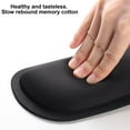 thumbnail image 3 of Jiaeri Ergonomic Memory Foam Wrist Rest Mouse Pad Keyboard Pad Set with Non-Slip Rubber Base for Office Computer Laptop Comfort Support, 3 of 5