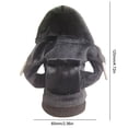 thumbnail image 3 of Cubierta de palanca de cambios de coche, sudadera con capucha, mango Manual, accesorios interiores, negro, 3 of 4