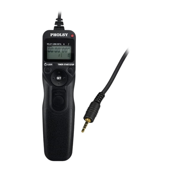 Cable de control remoto con temporizador y interval para Panasonic