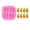 3, variant on Silicone Small Carrots Vegetables Baking Chocolate for Cake Dessert Decoration