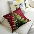 thumbnail image 5 of Christmas tree snowflakes linen throw pillowcase decoration pillowcase gifting preferred 18x18 inch cushion cover 4 sets sofa pillowcase sofa bedroom living room car, 5 of 8
