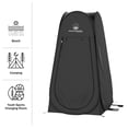 thumbnail image 4 of Pop Up Pod - Tienda de campaña para ducha privada, vestidor o inodoro portátil con bolsa de transporte para camping, playa o portón trasero de Wakeman Outdoors (negro), 4 of 5