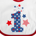 thumbnail image 4 of Inktastic Firecracker 1st Birthday Boys or Girls Baby Bib, 4 of 4