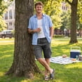 thumbnail image 6 of Resicozy Mens Casual Jogger Shorts Sweat Cargo Short Pants Drawstring Elastic Waist Athletic Workout Shorts with Pockets Dark Gray XL, 6 of 6