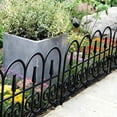 thumbnail image 5 of Cadancy Garden Fence Outdoor Border Edging Decorative Metal Fencing Panels for Yard Landscape Patio Flower Bed Barrier Lawn Pathway Walkway Driveway Decor Easy Install, 5 of 6