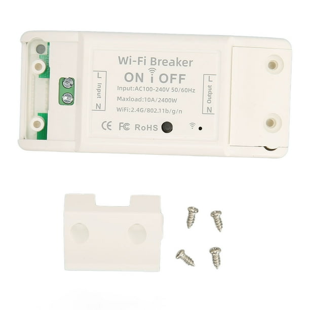 Interruptor de apaguado Inteligente, Wifi Smart Switch Fácil de Instalar AC100-240V Buena Compatibilidad Con Tornillos para Electrodomémicos