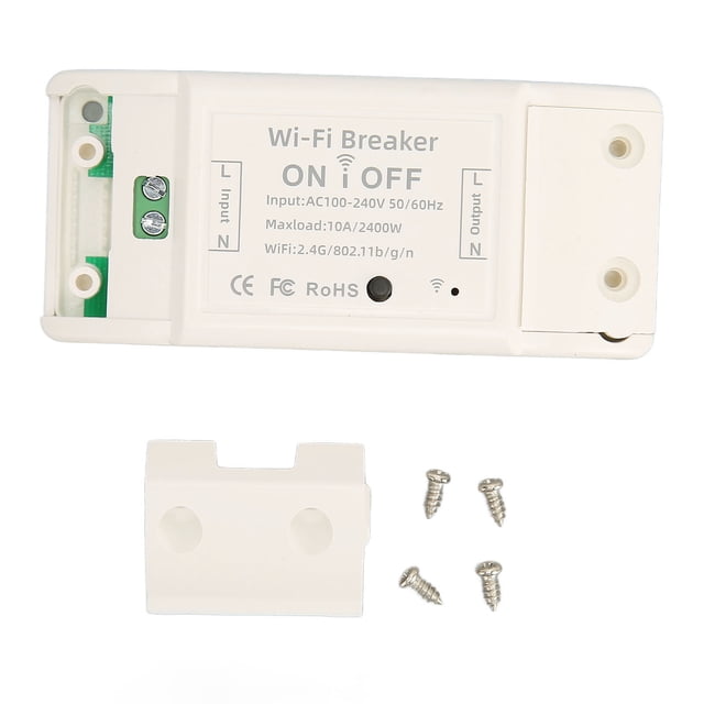 Interruptor de apaguado Inteligente, Wifi Smart Switch Fácil de Instalar AC100-240V Buena Compatibilidad Con Tornillos para Electrodomémicos
