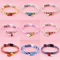 thumbnail image 6 of Adjustable Double Webbing Cat Collar - Printed Collar with Bell - Pet Accessories for Small Dogs, 6 of 8