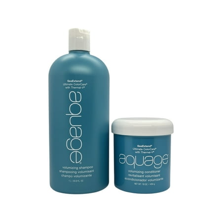 Aquage Volumizing Shampoo 33.8 Oz & Conditioner 16 Oz Set