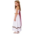 thumbnail image 2 of Miaeowve Kids Girls Grecian Athena Outfit Roman Princess Toga Dress with Gold Leaf Headband Burgundy 16, 2 of 6