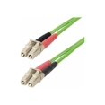 thumbnail image 1 of StarTech.com 25m (82ft) LC to LC (UPC) OM5 Multimode Fiber Optic Cable, 50/125��m Duplex LOMMF Zipcord, VCSEL, 40G/100G, Bend Insensitive, Low Insertion Loss, LSZH Fiber Patch Cord - Patch cable - LC/UPC multi-mode (M) to LC/UPC multi-mode (M) - 25 m - 0.1 in - fiber optic - duplex - 50 / 125 micron - OM5 - halogen-free, up to 100 Gbps data transfer rate - green, 1 of 4