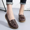thumbnail image 3 of Women Penny Loafer Casual Comfort Slip on Shoes Walking Flat Driving Wide Width Shoes Ladies, 3 of 15