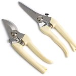 Professional Premium Titanium Bypass Pruning Shears, Hand Pruners