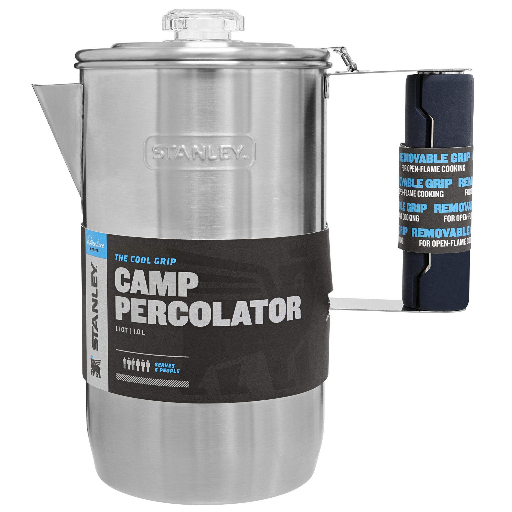 Stanley Adventure Cool Grip Easy Carry Camp Percolator 1.1 qt