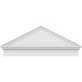 thumbnail image 3 of Ekena Millwork 42"W x 17-3/8"H x 2-3/4"P (Pitch 6/12) Peaked Cap Smooth Architectural Grade PVC Combination Pediment, 3 of 8