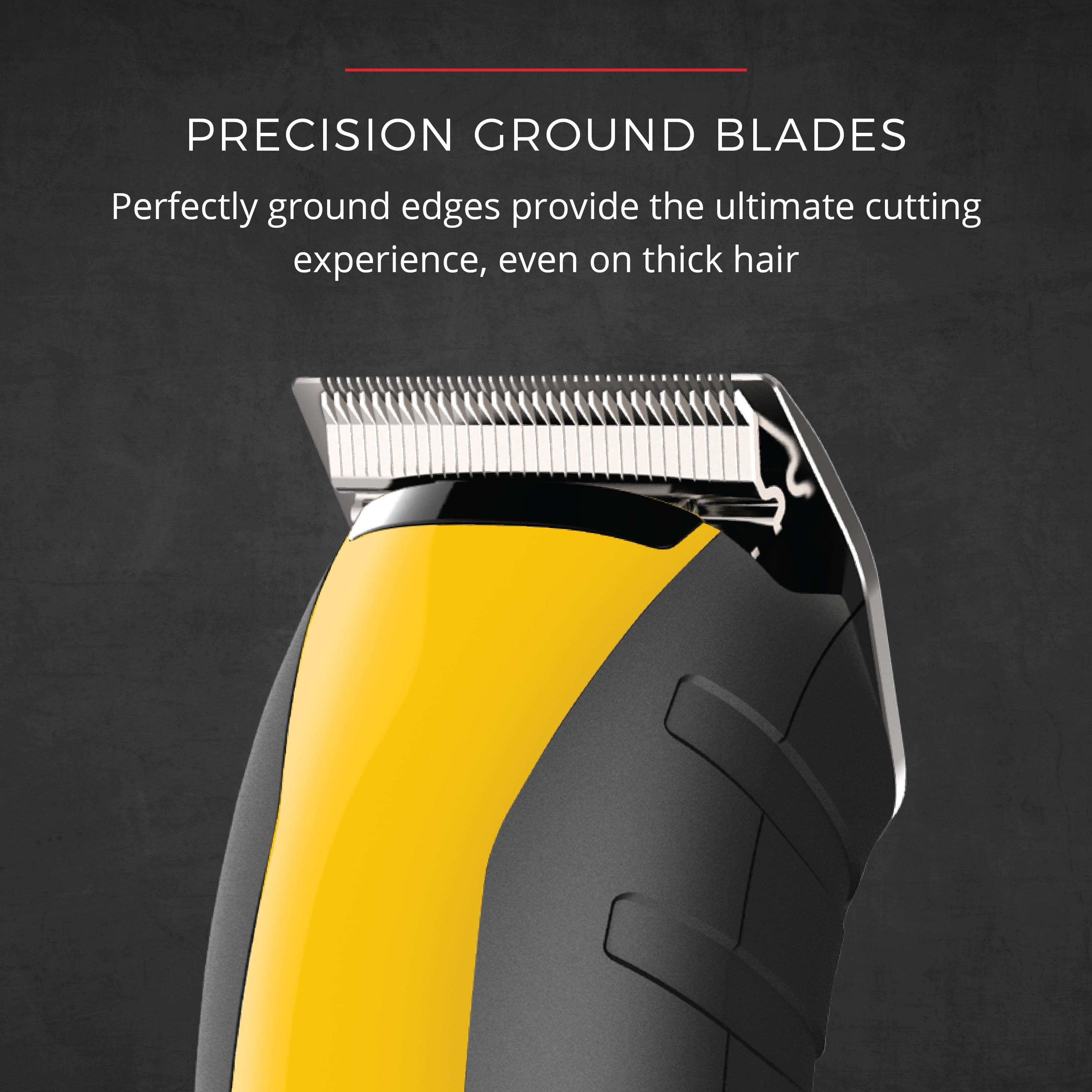Indestructible Clipper Yellow, Oil Blade Bottle, Virtually Male Set HC5855 Hair Beard 15 Remington Kit, Cutting Piece Guard, Brush, with Combs,