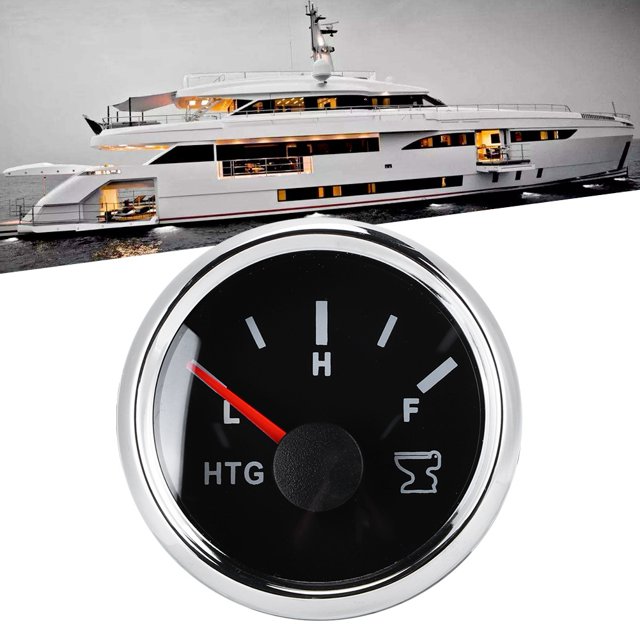 Indicador de nivel de tanque BuyWeek barco 52 mm/2 pulgadas Acero inoxidable