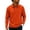 39#Orange, variant on Men's Polo Shirt Solid Color Long Sleeve Moisture Wicking Golf Shirts Quick Dry Lapel Collared Work Shirts
