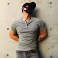 thumbnail image 2 of Camisetas para hombre, camisetas ajustadas, camisetas para hombre, camisetas lisas, camisetas ajustadas con músculos, cuello en V, sin logotipo, camisetas de gimnasio de verano, venta al por mayor, ro, 2 of 5