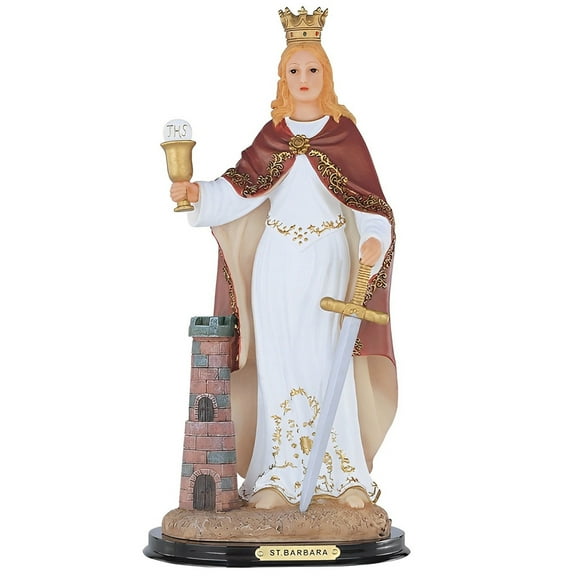 FC Design 12"H Saint Barbara Statue Great Martyr Barbara Holy Figurine Statue Sculpture Ornament Decoration Home/Room Decor and Unique Gift Ideas for Housewarming, Holidays and Birthdays