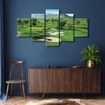 thumbnail image 4 of TISHIRON 5PCS Framed Canvas Wall Art Set,60"x32" California Golf Course Canvas Art Decor, 4 of 7