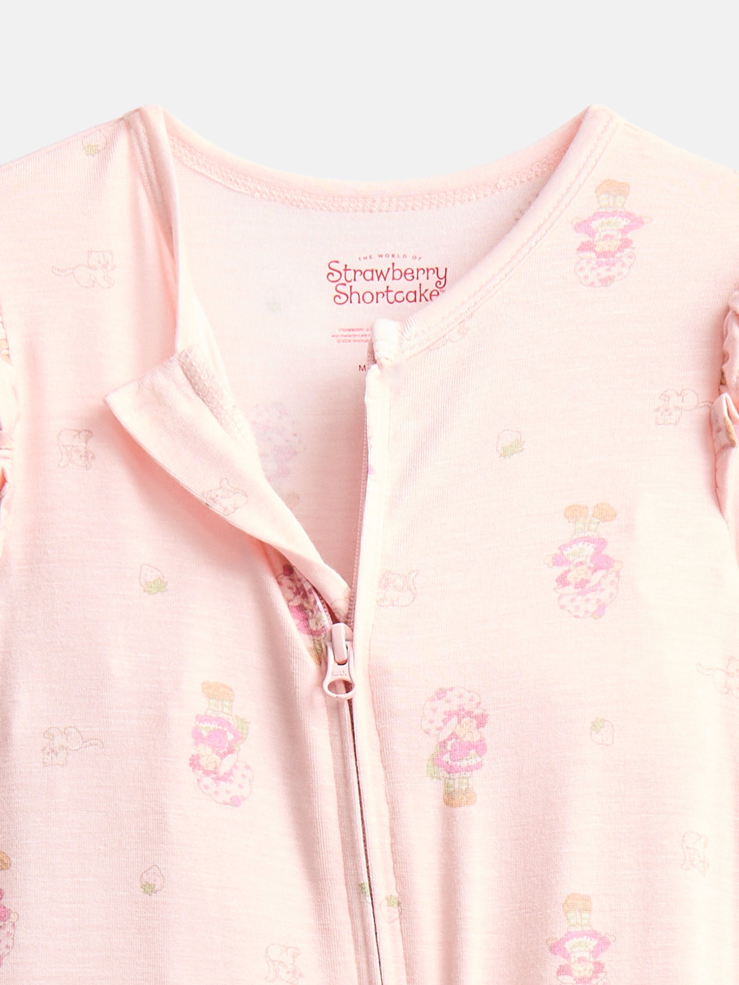 Strawberry Shortcake Unisex Baby Footed Sleep N Play, Sizes Preemie-6/9M