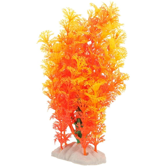 FRCOLOR Desktop Aquarium Decor Plastic Fish Tank Decor Decorative Aquarium Plant Fish Tank Accessory