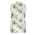 thumbnail image 6 of ClodeEU Women's Printed V Neck Sleeveless Tank Top,Trendy Boho Chic Spring Summer Shirts Beige,Womens Plus S, 6 of 7