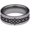 thumbnail image 4 of Ouroboros Tungsten Carbide Ring, 4 of 9