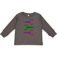 thumbnail image 3 of Inktastic Mardi Gras Celebration Funny Crawfish Boys or Girls Long Sleeve Toddler T-Shirt, 3 of 5