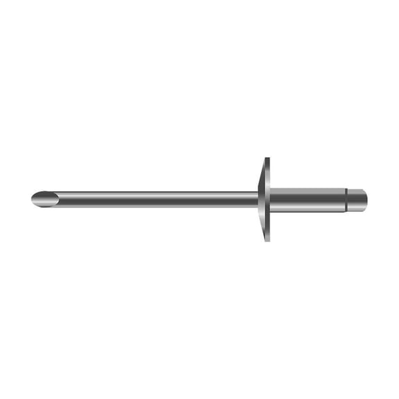 SeaChoice 00661; 3/16X1/4 Blind Rivet 6-4 Aluminum 100/ Bag