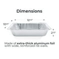 Nicole Fantini's Disposable 9X13 Aluminum Foil/Pan With Aluminum Lids