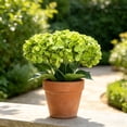 thumbnail image 6 of Doghiosgha Artificial Hydrangea Bouquet Faux Flower Stems for Wedding Home Table Centerpiece Party Decor, 18.5 Inch, Green, 6 of 7
