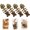 4PCS, variant on Catnip & Silvervine Chew, Mixed Flavor Fish Bone Cat Chew Toy with Textured Surface for Dental Health, Durable Catnip Toy