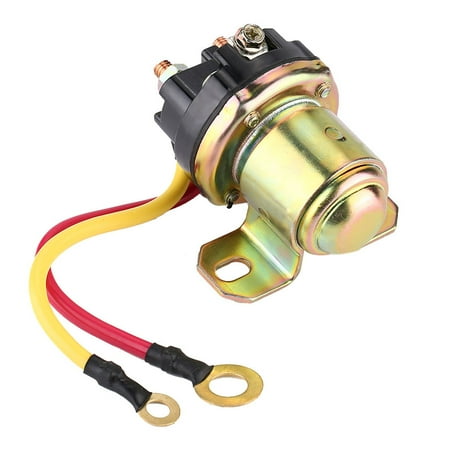 Sorven 12-24V Starter Motor Relay Starter Solenoid Relay Increases Current Helps Start For All Domestic Imported Attendants
