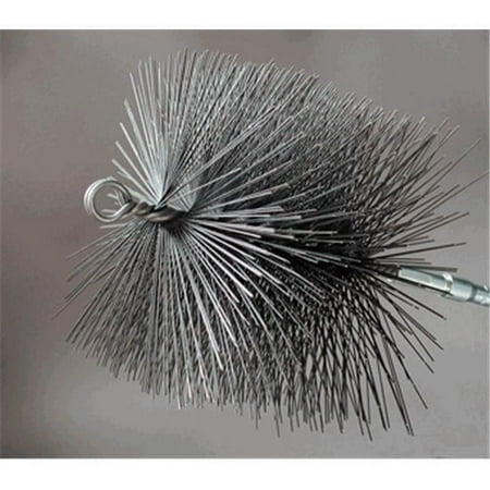 Rutland Chimney Sweep 16508 Square Wire Brush, 8" x 8", Black