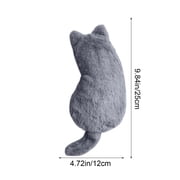Plush Cat Pencil Case, Cute Plush Cat Pencil Pouch Storage Bag Medium Storage Pen Bag