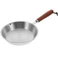 thumbnail image 3 of HERFIER Stainless Steel Frying Nonstick Frying Stainless Skillet Kitchen Cooking 9.43x4.72x0.9in, 3 of 8