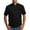 Black, variant on Men's Casual Chef Suit, Solid Color Short Sleeve Professional Kitchen Uniform for Restaurant Hotel Chefs Comfortable Stylish Wear,Black L