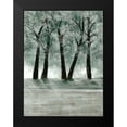 thumbnail image 2 of Charest, Doris 12x14 Black Modern Framed Museum Art Print Titled - Green Forest 3, 2 of 5
