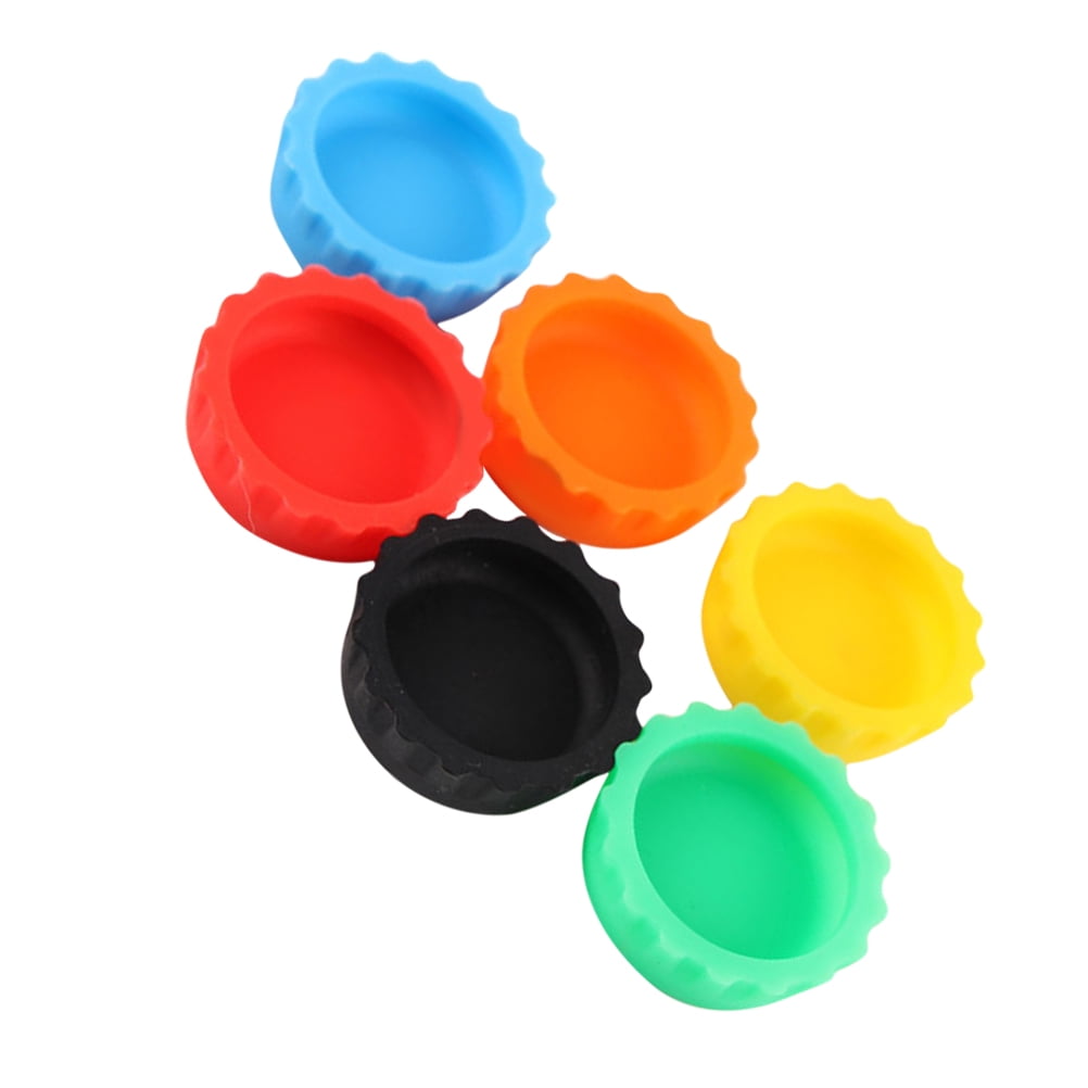 PTOOTP 6Pcs Nonslip Reptile Water Dish Mixed Colors for Geckos Bearded Dragons Feeding