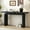 Black, variant on Harper & Bright Designs Wood Minimalist Console Table with Ash Veneer Designed for Entrywaand Living Room , Natural