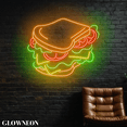 thumbnail image 2 of Glowneon Cheese Sandwich Led Sign, Sandwich Fast Food Restaurant Sign, 2 of 5