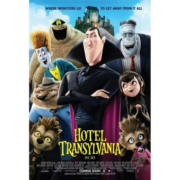 Pop Culture Graphics MOVIB01405 Hotel Transylvania Movie Poster, 11 x 17